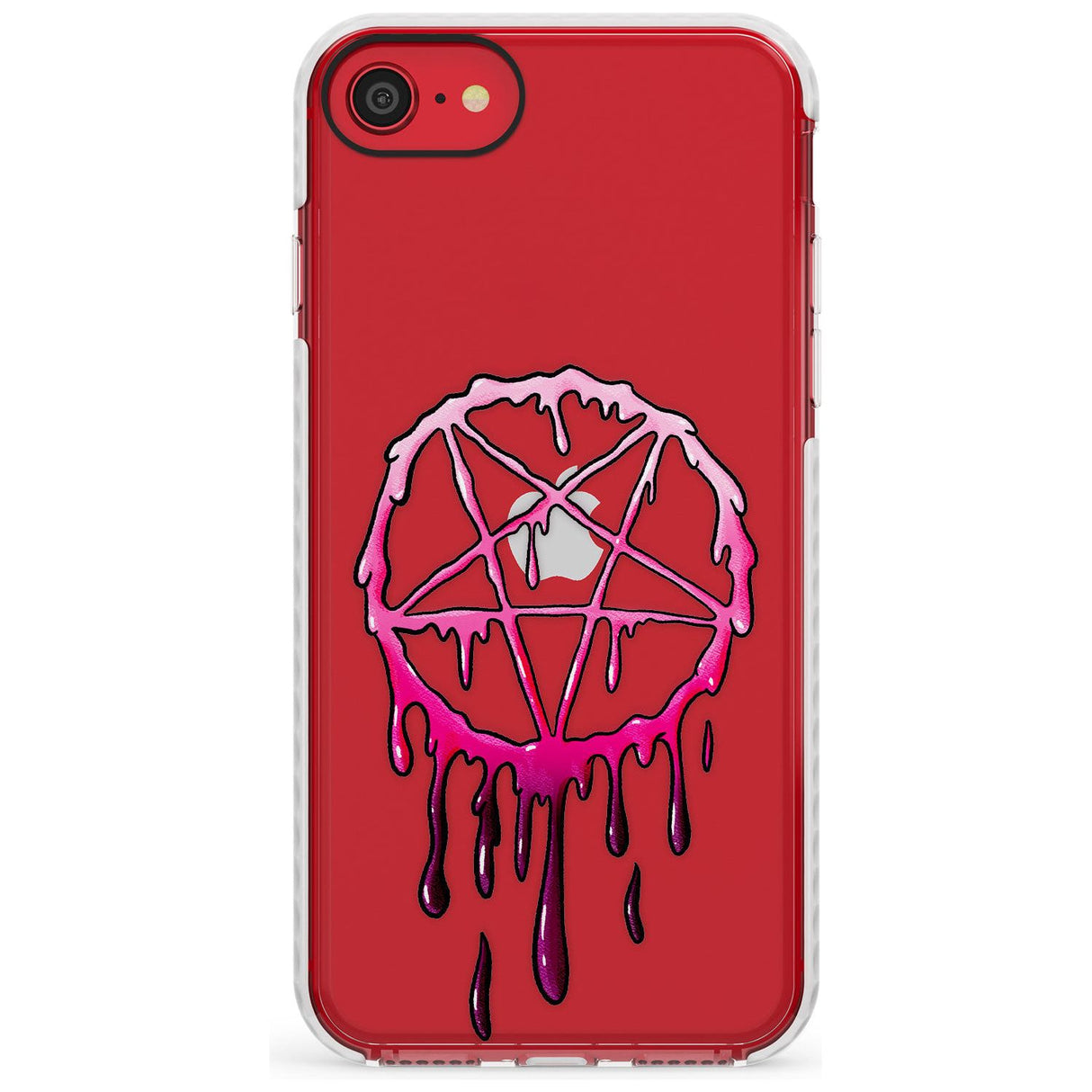 Pentagram of Blood Impact Phone Case for iPhone SE 8 7 Plus