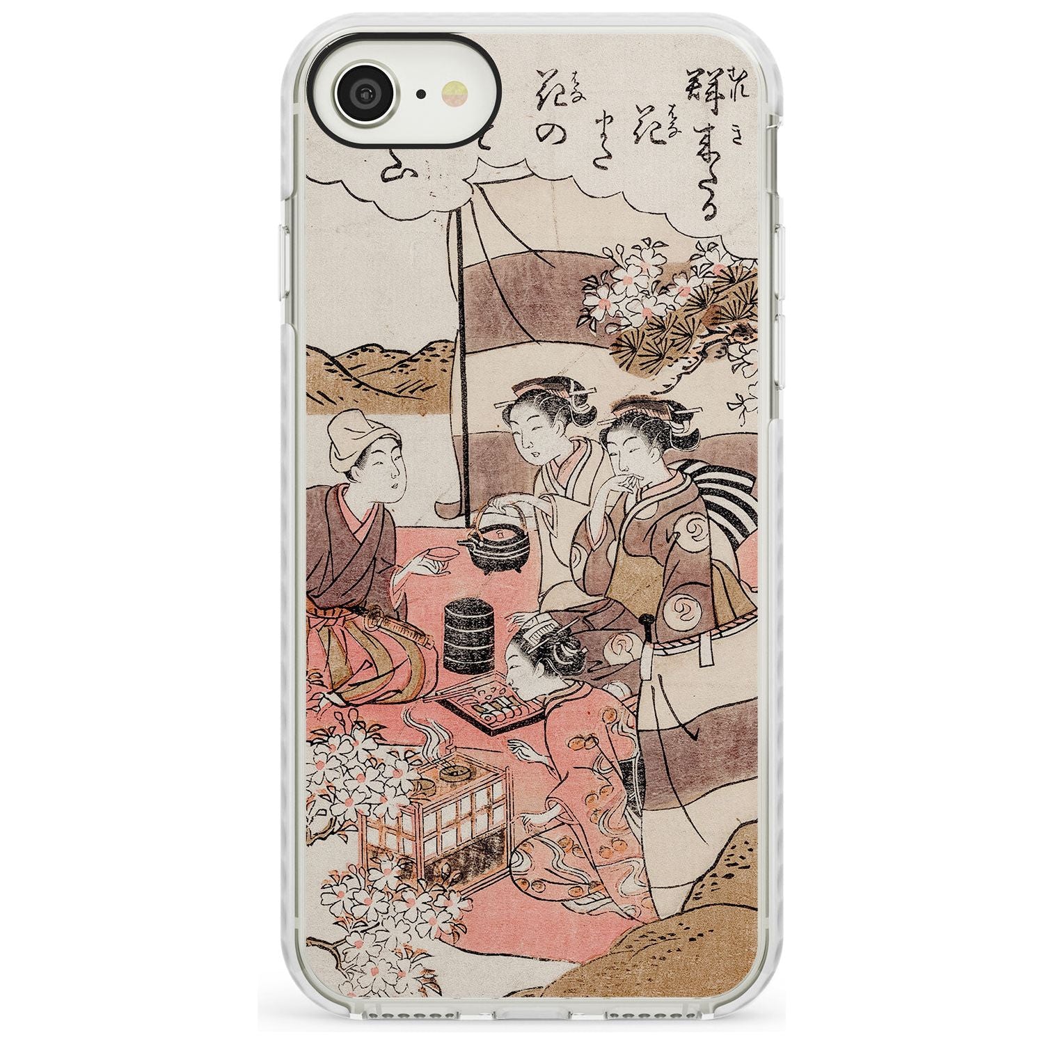 Japanese Afternoon Tea Impact Phone Case for iPhone SE 8 7 Plus