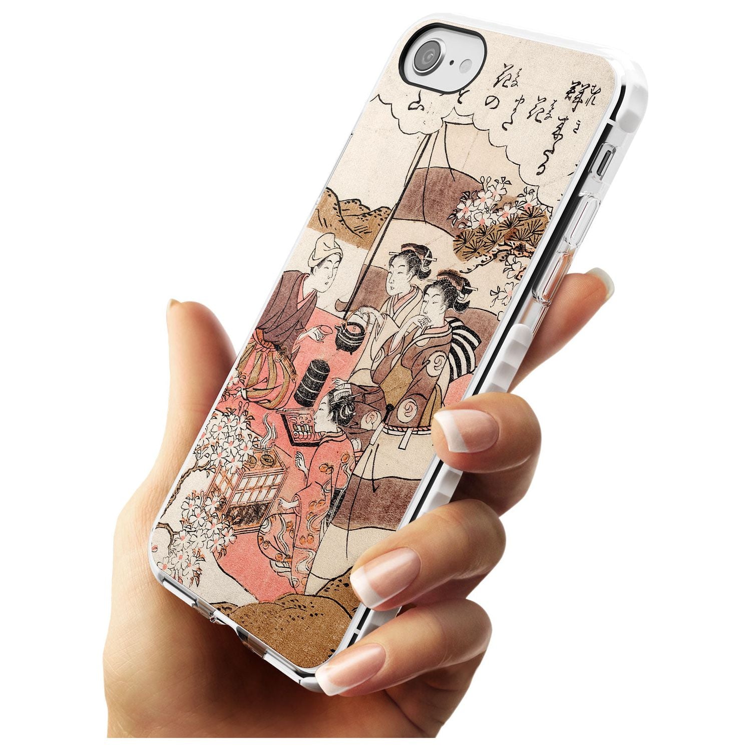 Japanese Afternoon Tea Impact Phone Case for iPhone SE 8 7 Plus