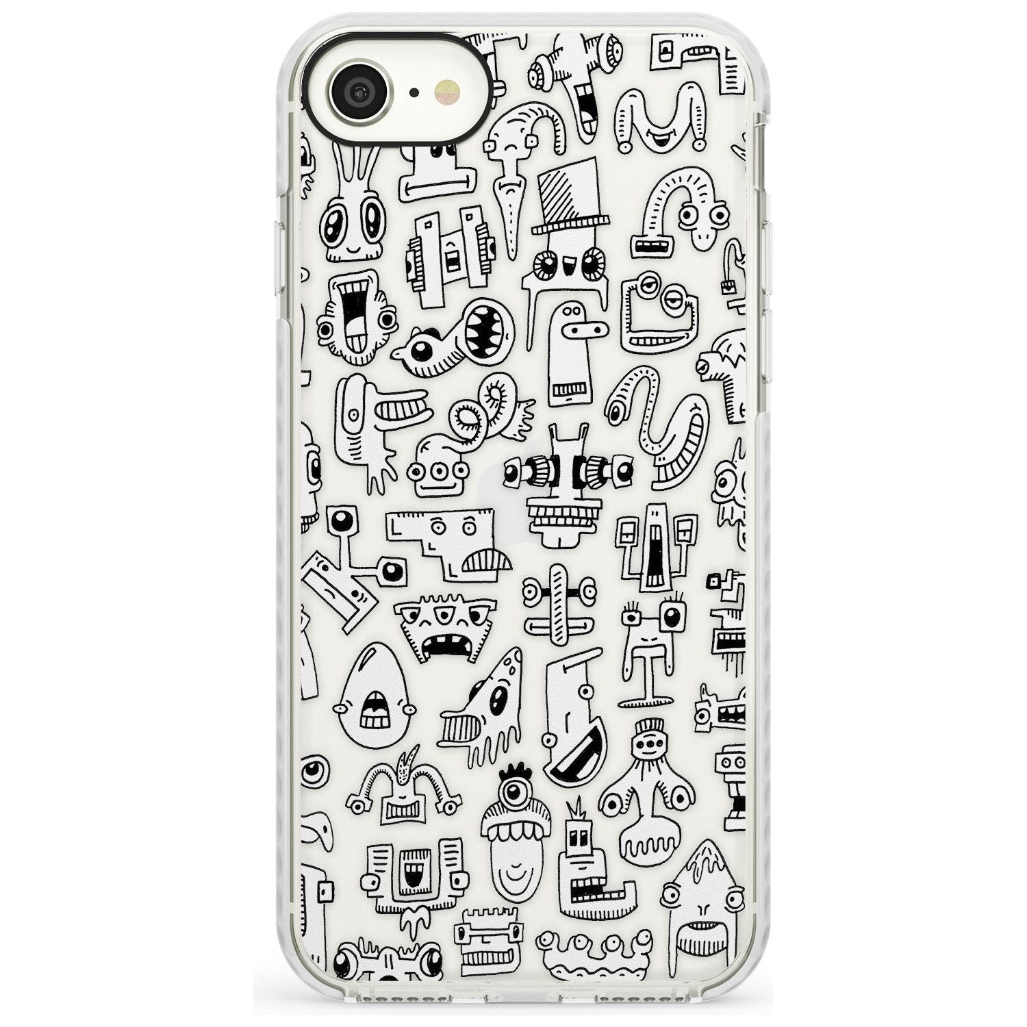 Weird Friends Impact Phone Case for iPhone SE 8 7 Plus