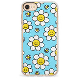 Daisy Faces Kawaii Pattern Impact Phone Case for iPhone SE 8 7 Plus