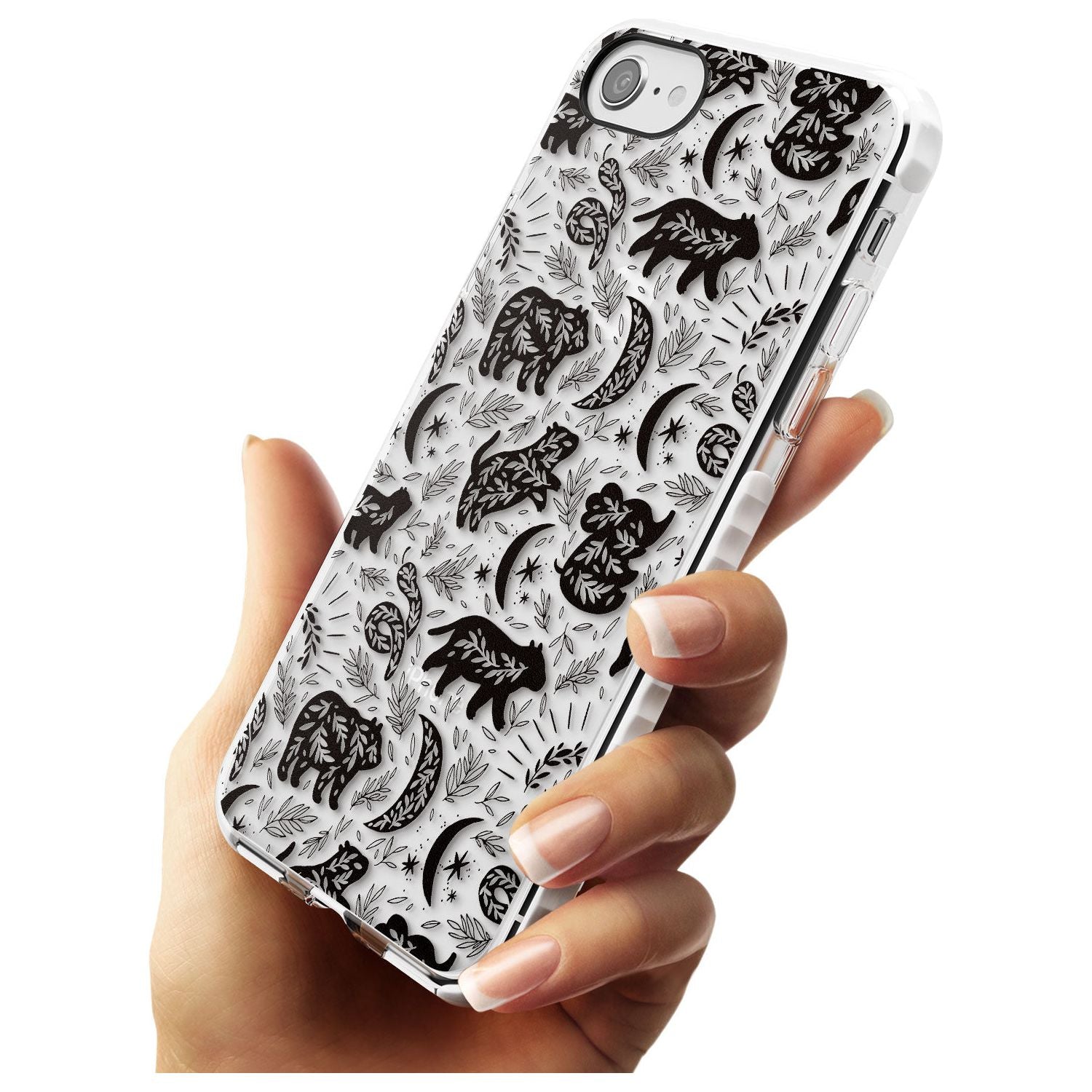 Leafy Bears Impact Phone Case for iPhone SE 8 7 Plus