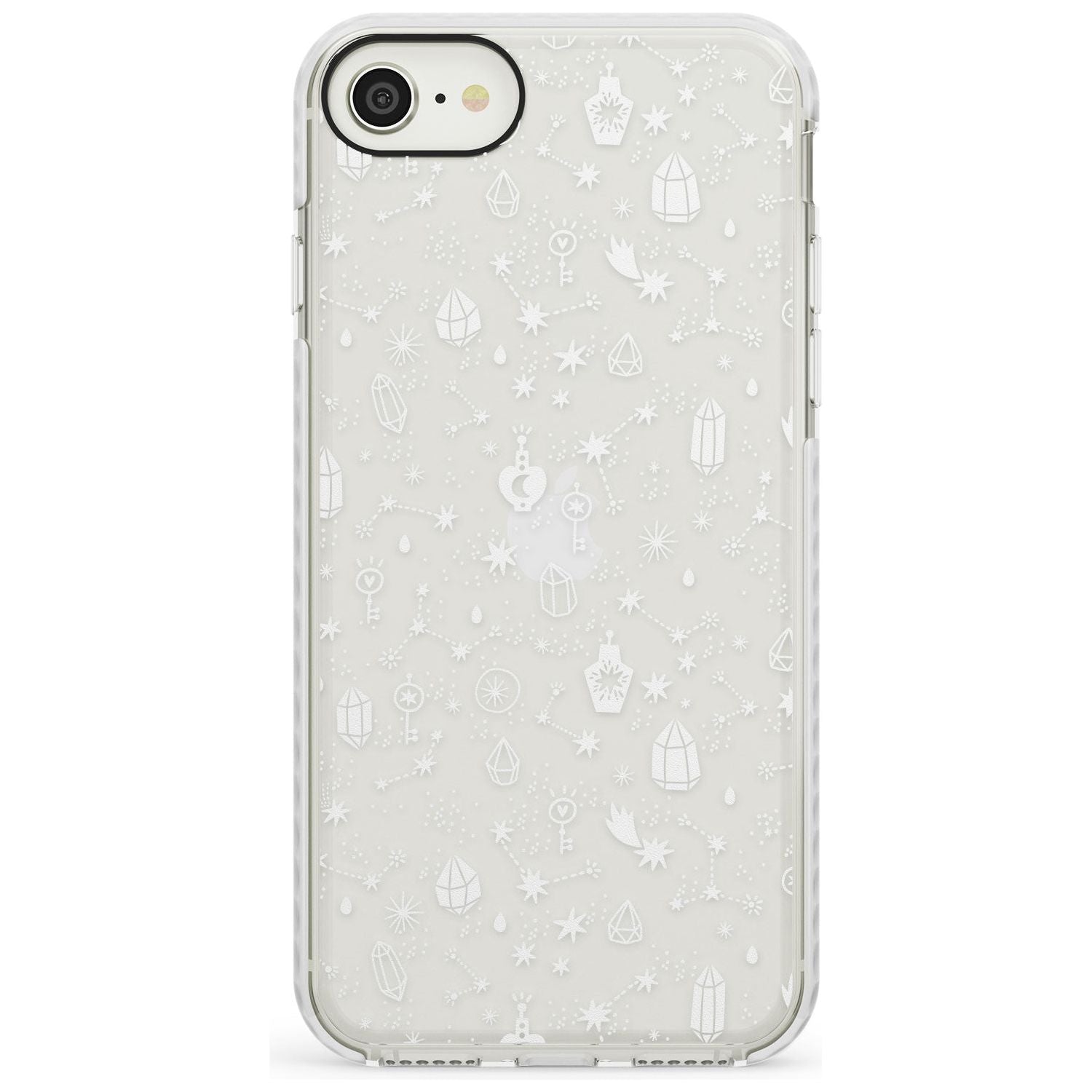 White Magic Impact Phone Case for iPhone SE 8 7 Plus