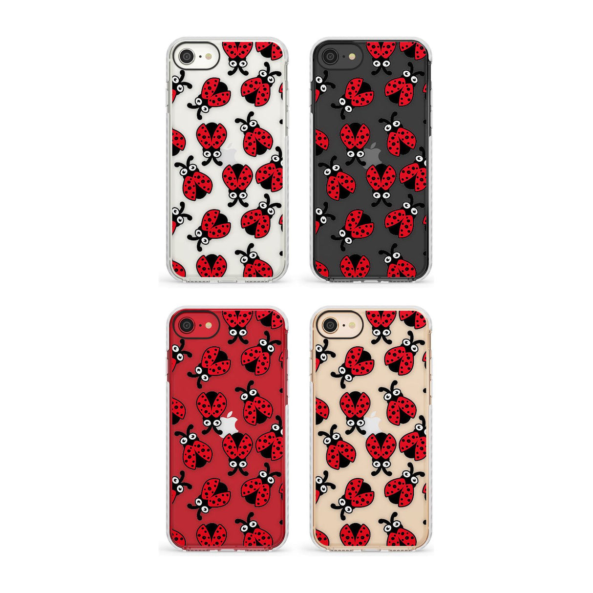 Ladybug Pattern Phone Case for iPhone SE