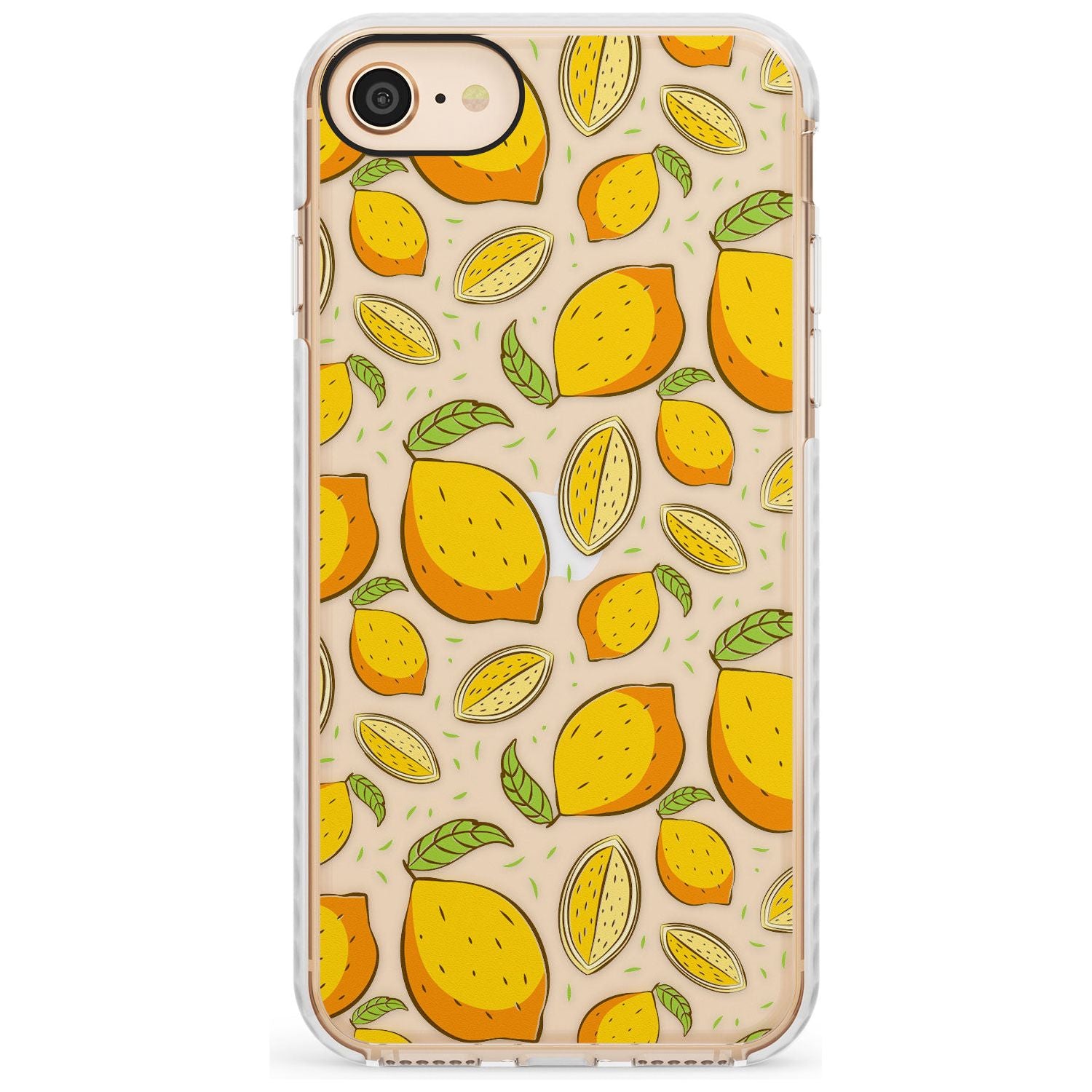 Lemon Pattern Impact Phone Case for iPhone SE 8 7 Plus