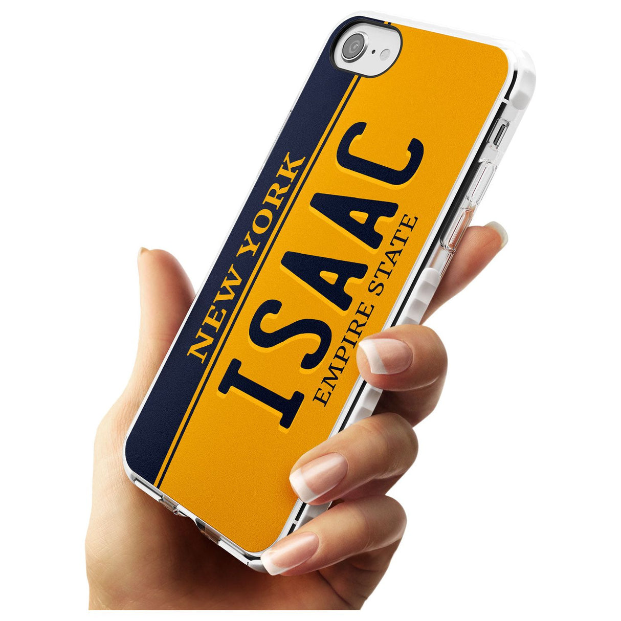 New York License Plate Slim TPU Phone Case for iPhone SE 8 7 Plus