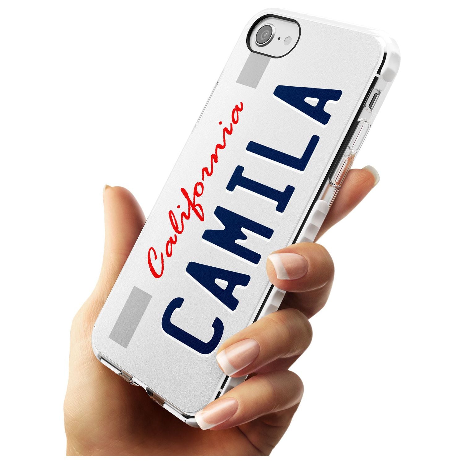 California License Plate Slim TPU Phone Case for iPhone SE 8 7 Plus