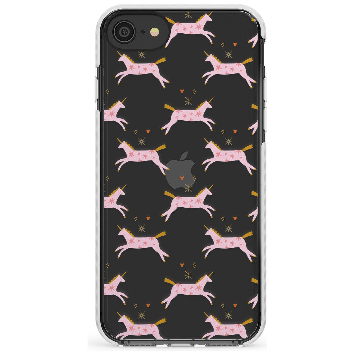 Pink Unicorns Slim TPU Phone Case for iPhone SE 8 7 Plus