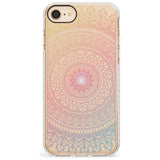 Large Rainbow Mandala Transparent Design Slim TPU Phone Case for iPhone SE 8 7 Plus