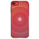 Large Rainbow Mandala Transparent Design Slim TPU Phone Case for iPhone SE 8 7 Plus