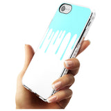 Melted Effect: Teal & White iPhone Case Impact Phone Case Warehouse SE 8 7 Plus