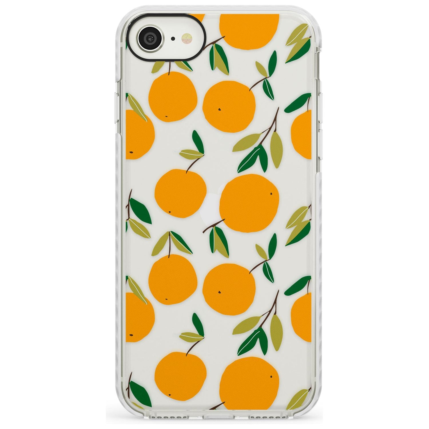Oranges Pattern Impact Phone Case for iPhone SE 8 7 Plus