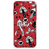 Psychedelic Mushrooms Pattern Impact Phone Case for iPhone SE 8 7 Plus