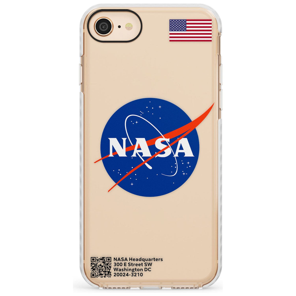 NASA Meatball Impact Phone Case for iPhone SE 8 7 Plus