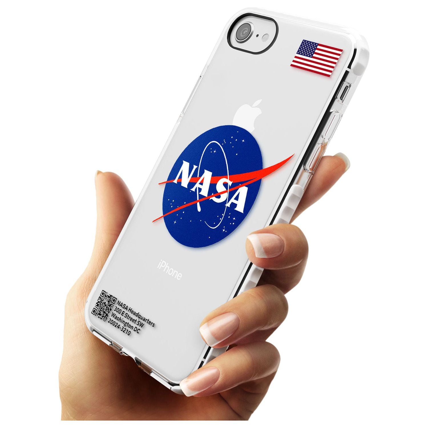 NASA Meatball Impact Phone Case for iPhone SE 8 7 Plus