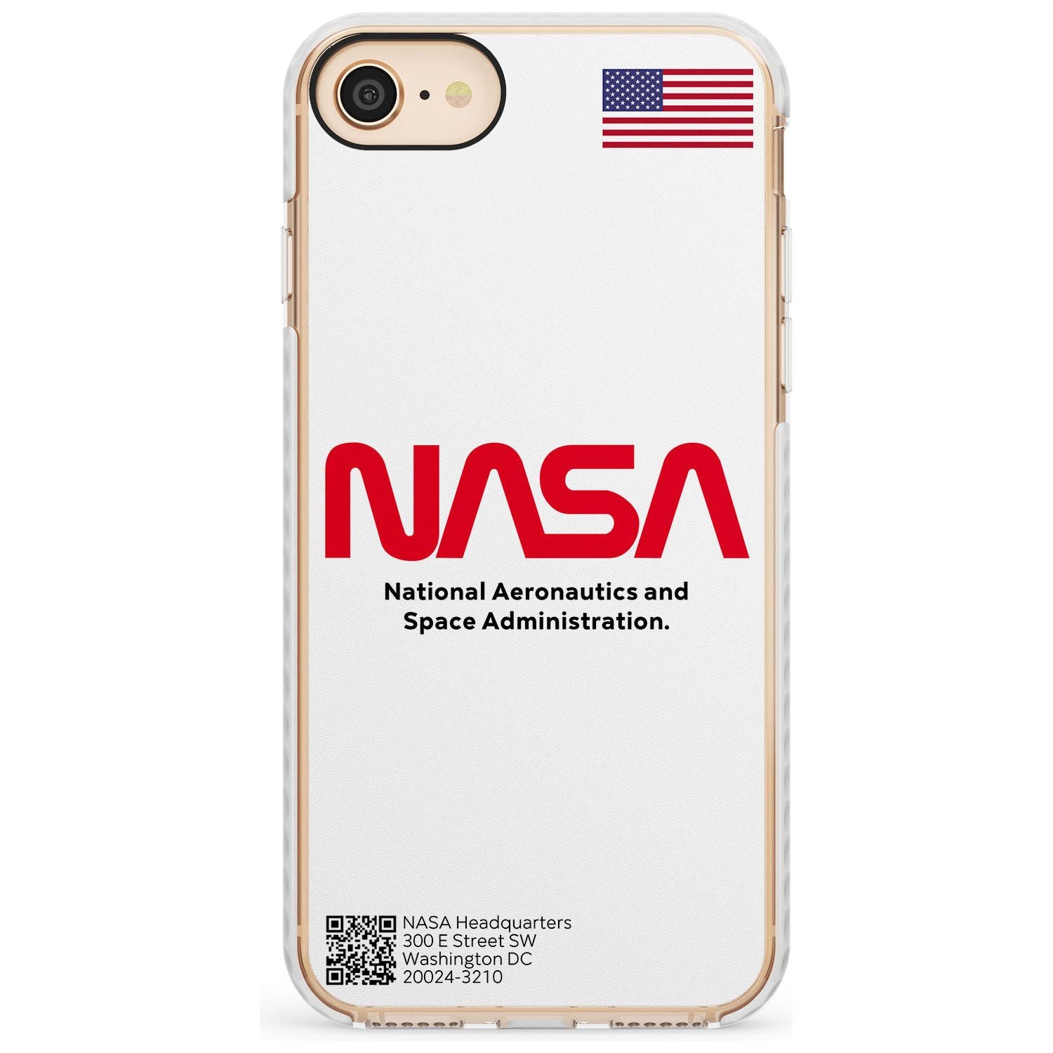 NASA The Worm Impact Phone Case for iPhone SE 8 7 Plus