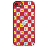 Daisy Squares Pattern Impact Phone Case for iPhone SE 8 7 Plus