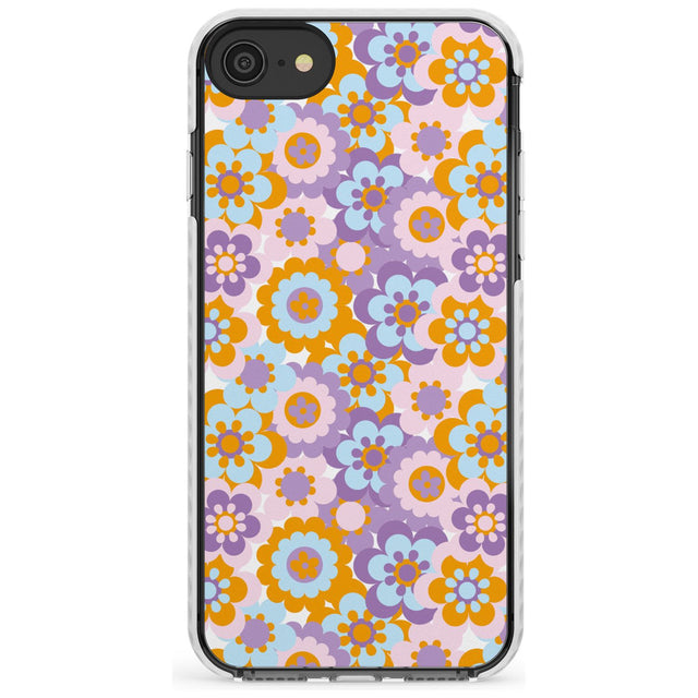 Flower Power Pattern Impact Phone Case for iPhone SE 8 7 Plus