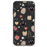 Cute Owl Pattern Impact Phone Case for iPhone SE 8 7 Plus