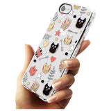 Cute Owl Pattern Impact Phone Case for iPhone SE 8 7 Plus