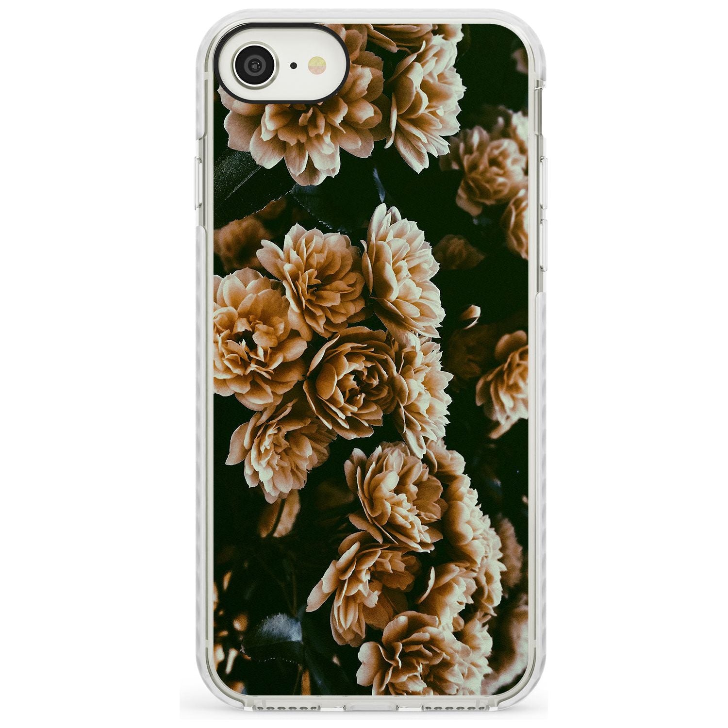 White Peonies - Real Floral Photographs Impact Phone Case for iPhone SE 8 7 Plus