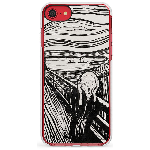 The Scream Impact Phone Case for iPhone SE 8 7 Plus