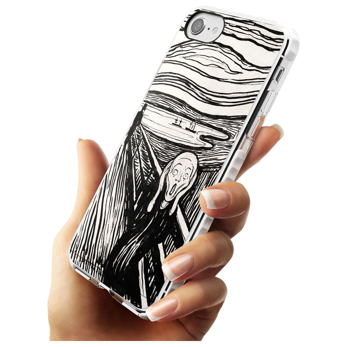 The Scream Impact Phone Case for iPhone SE 8 7 Plus