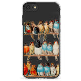 A Perch of Birds Impact Phone Case for iPhone SE 8 7 Plus