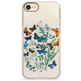 European Butterflies Impact Phone Case for iPhone SE 8 7 Plus