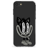 Faded Feline Impact Phone Case for iPhone SE 8 7 Plus