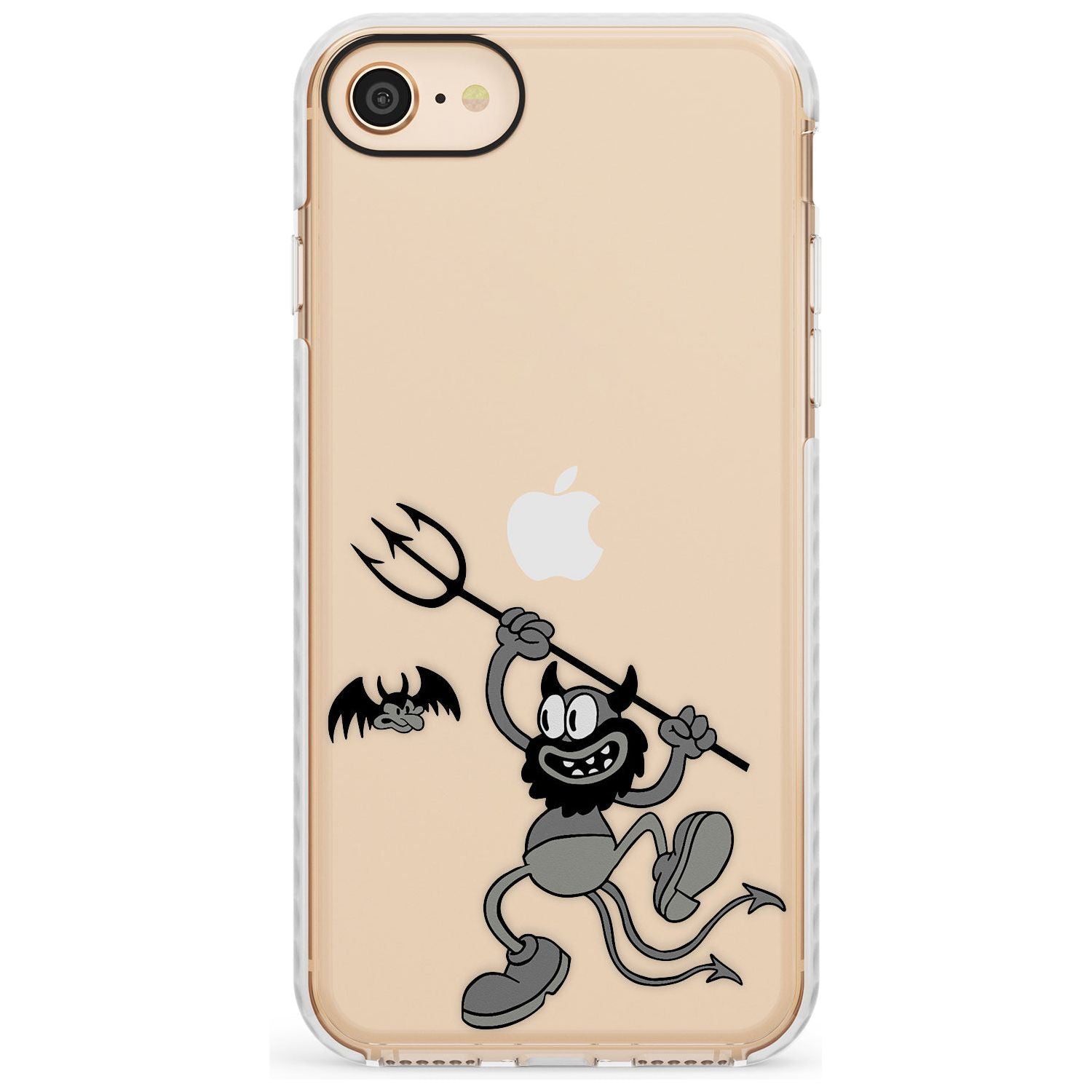 Dancing Devil Impact Phone Case for iPhone SE 8 7 Plus