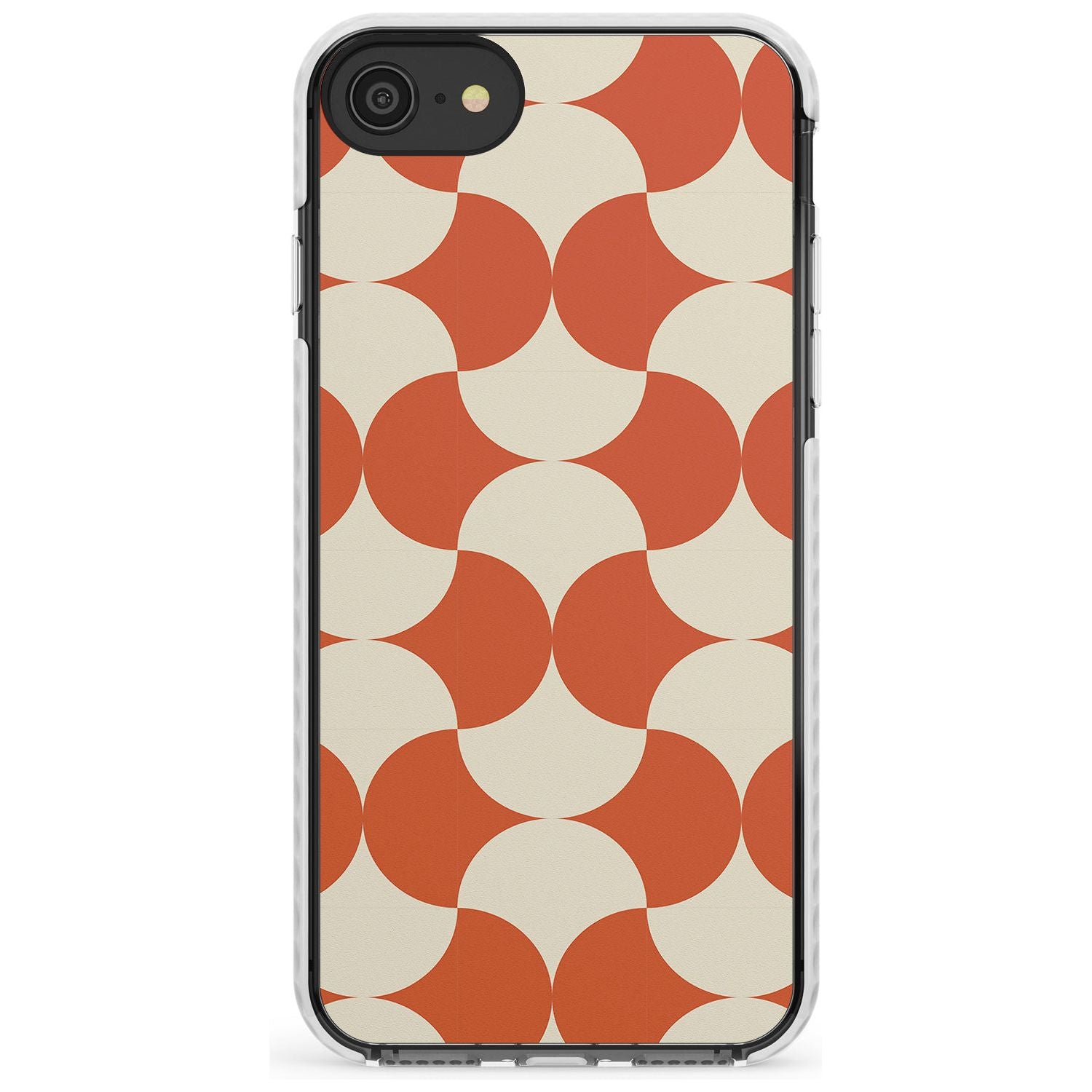 Abstract Retro Shapes: Psychedelic Pattern Slim TPU Phone Case for iPhone SE 8 7 Plus
