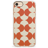 Abstract Retro Shapes: Psychedelic Pattern Slim TPU Phone Case for iPhone SE 8 7 Plus