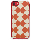 Abstract Retro Shapes: Psychedelic Pattern Slim TPU Phone Case for iPhone SE 8 7 Plus