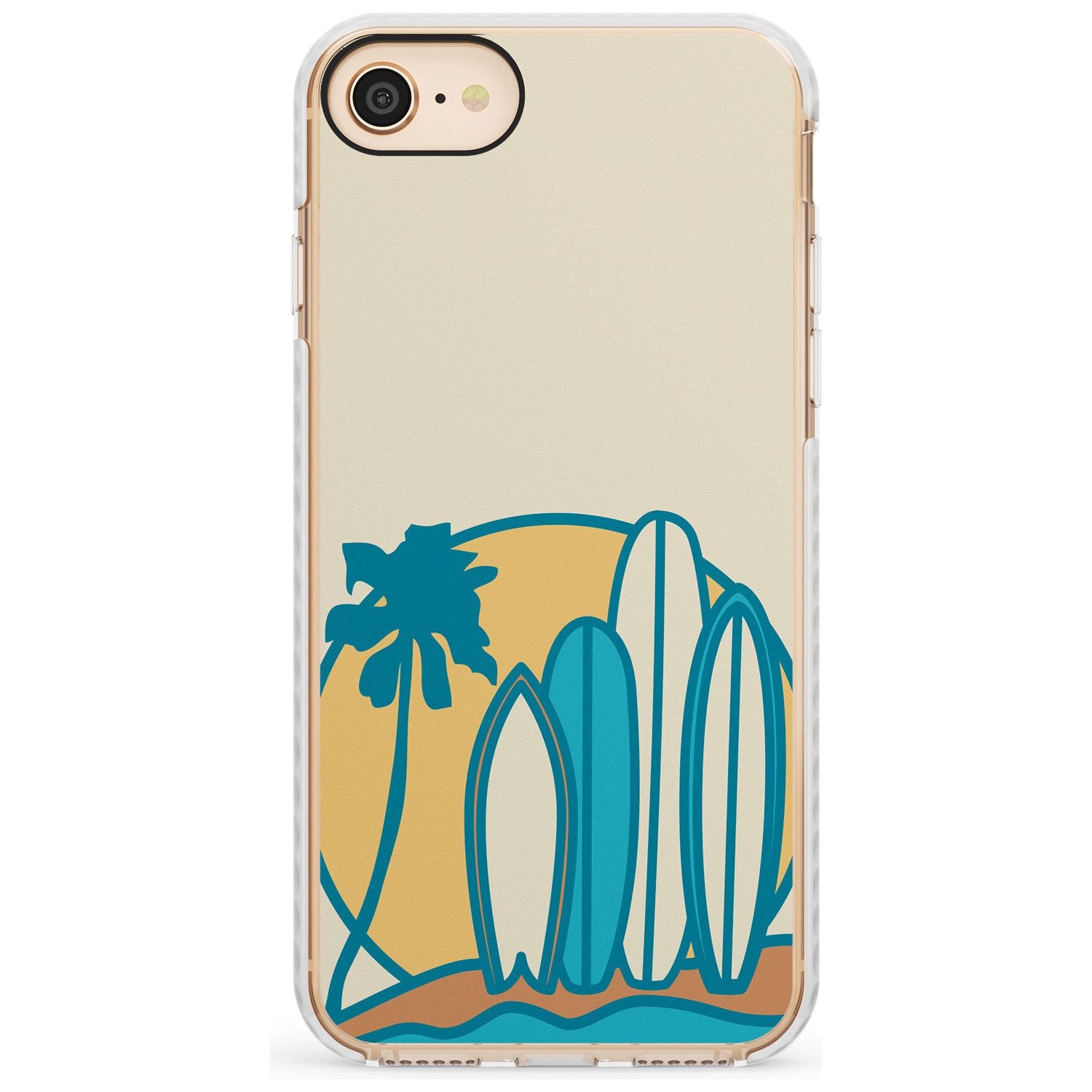 Beach Bound Slim TPU Phone Case for iPhone SE 8 7 Plus