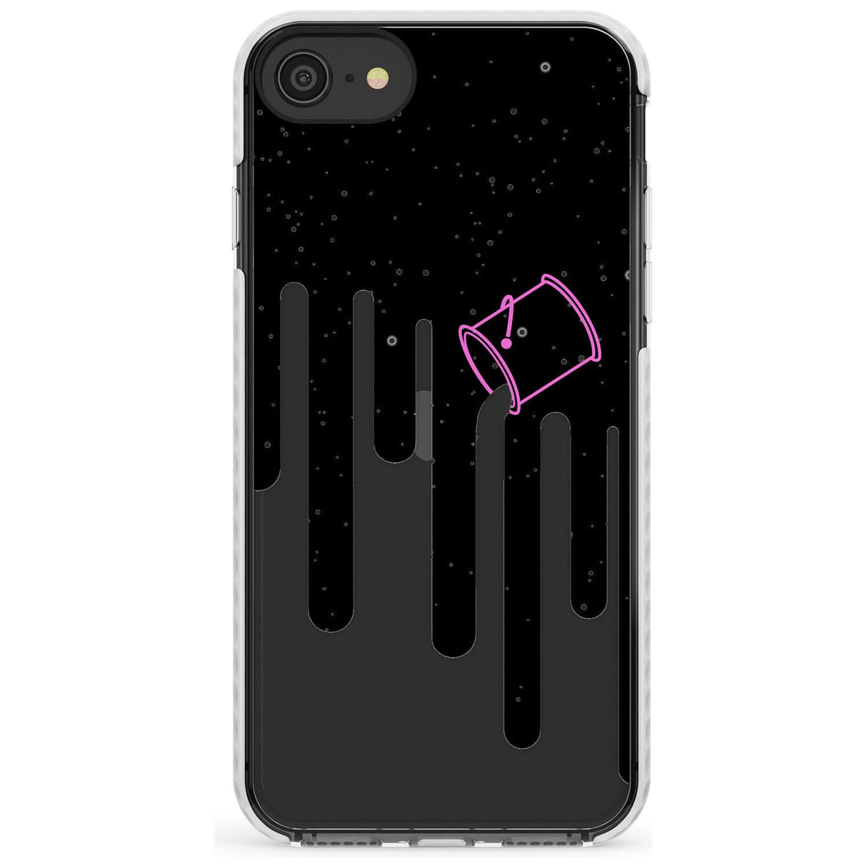 Space Bucket Slim TPU Phone Case for iPhone SE 8 7 Plus