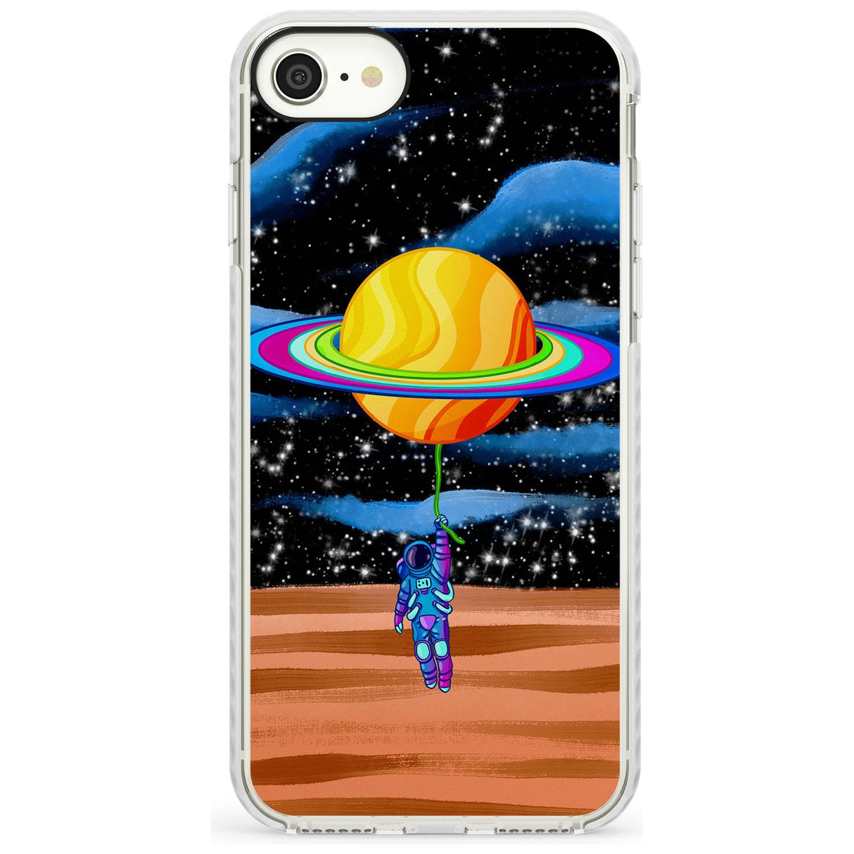 World On Helium Impact Phone Case for iPhone SE 8 7 Plus