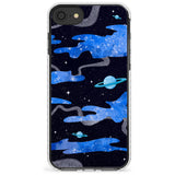 Blue Galaxy Impact Phone Case for iPhone SE 8 7 Plus