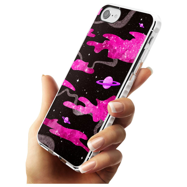 Pink Pattern Impact Phone Case for iPhone SE 8 7 Plus
