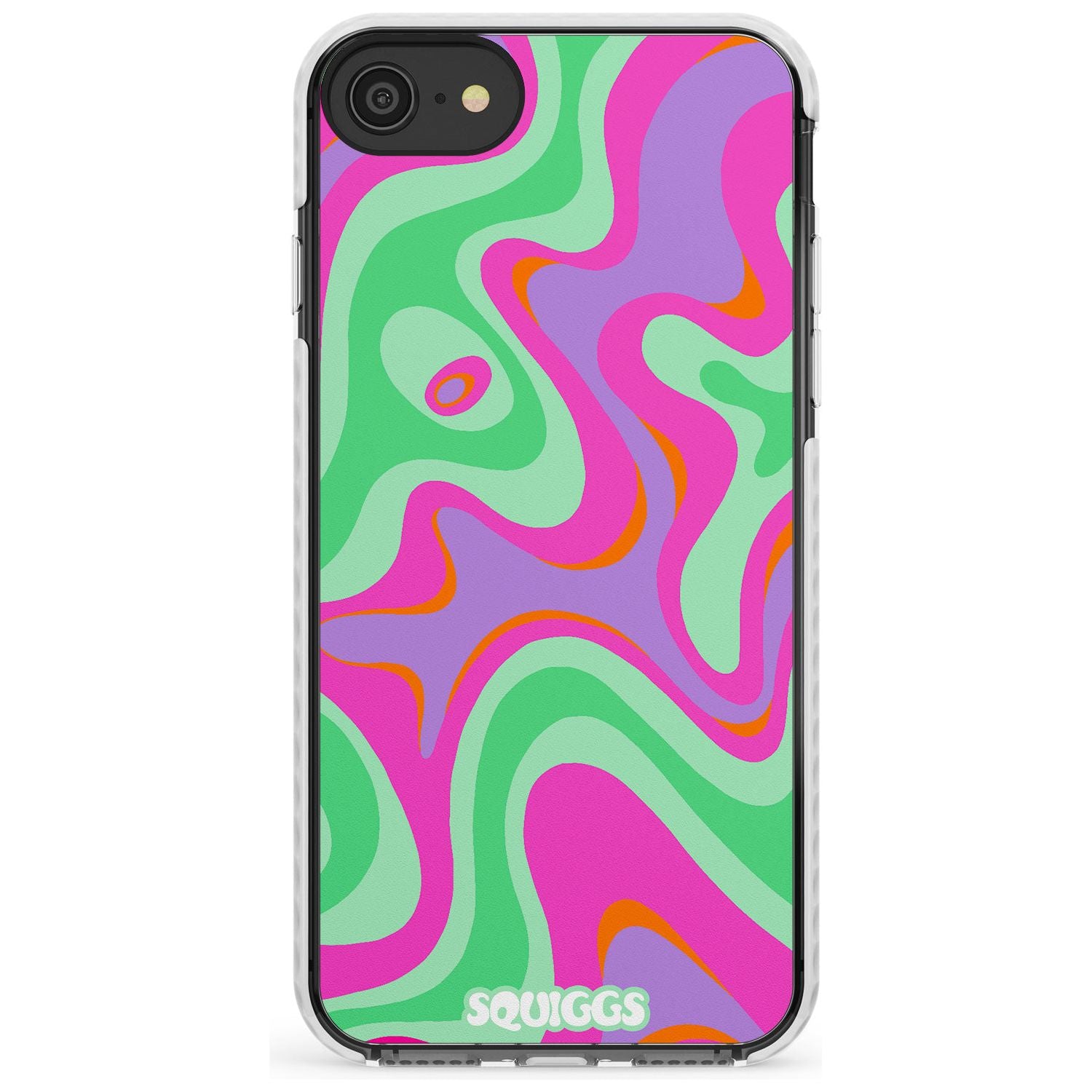 Pink Lava Slim TPU Phone Case for iPhone SE 8 7 Plus