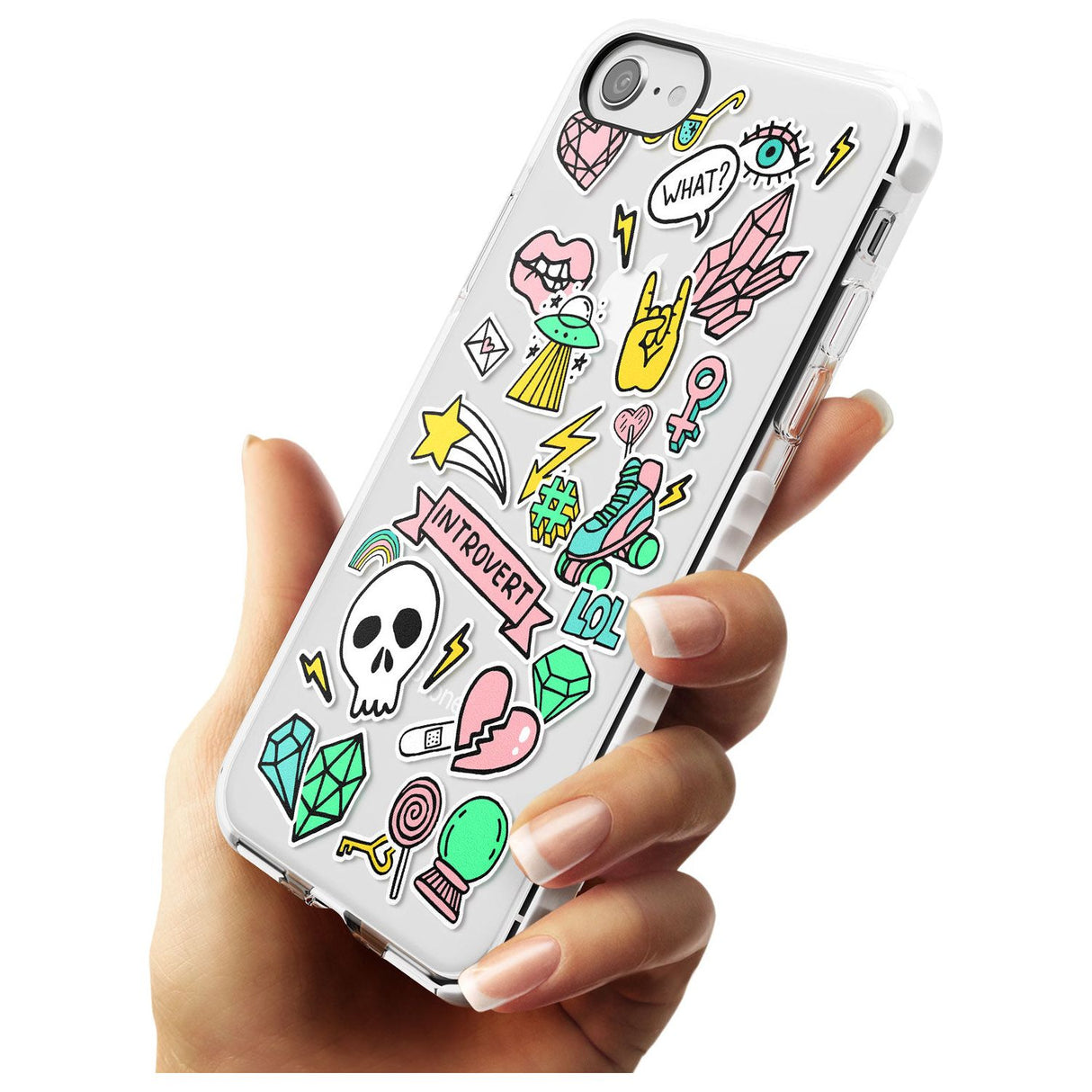 Introvert Sticker  iPhone Case   Phone Case - Case Warehouse