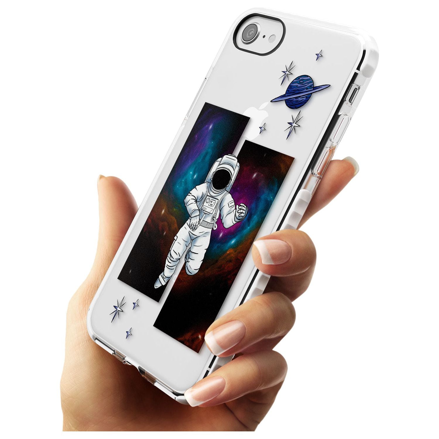 ESCAPE THE NEBULA Slim TPU Phone Case for iPhone SE 8 7 Plus