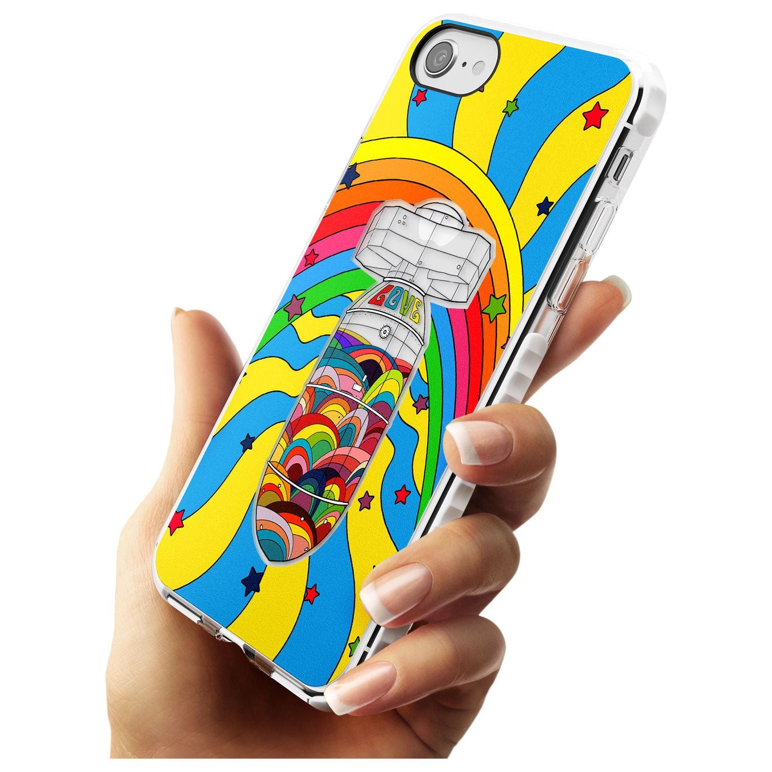 Love Bomb Slim TPU Phone Case for iPhone SE 8 7 Plus