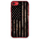 Desert Camo US Flag Impact Phone Case for iPhone SE 8 7 Plus