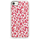 Heart Leopard Print Slim TPU Phone Case for iPhone SE 8 7 Plus