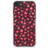 Heart Leopard Print Slim TPU Phone Case for iPhone SE 8 7 Plus