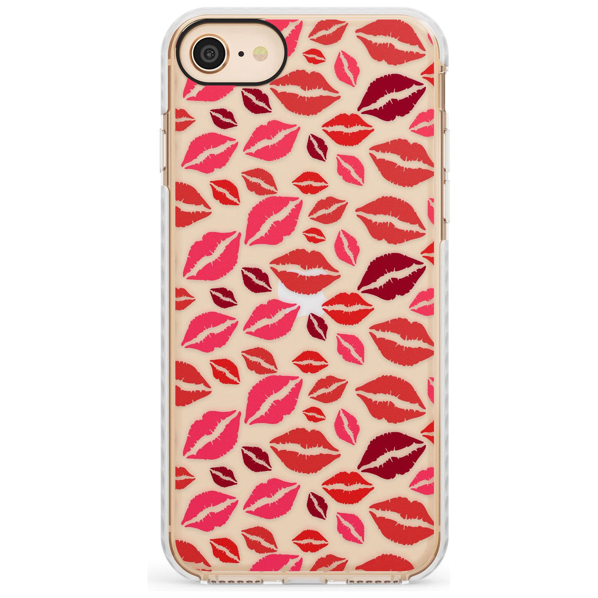 Lips Pattern Slim TPU Phone Case for iPhone SE 8 7 Plus