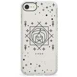 Virgo Emblem - Transparent Design Impact Phone Case for iPhone SE 8 7 Plus