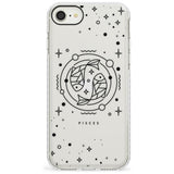 Pisces Emblem - Transparent Design Impact Phone Case for iPhone SE 8 7 Plus