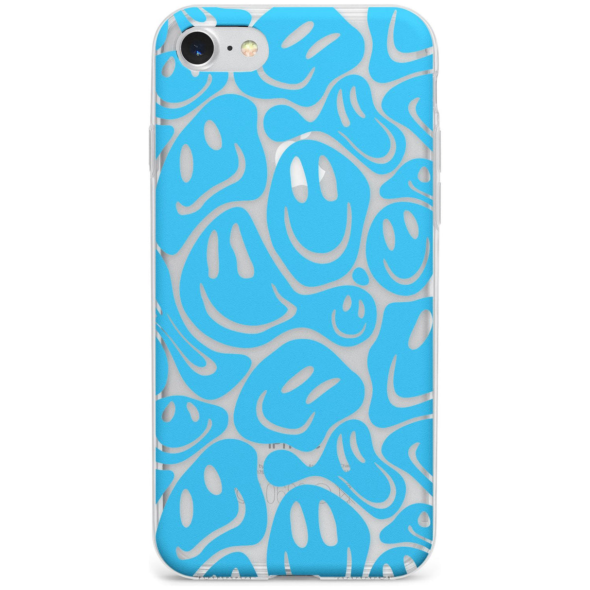 Blue Acid Faces Phone Case for iPhone SE